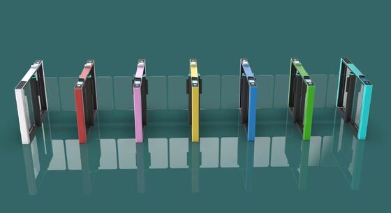 comprar Portões de velocidade de motor de servo super slim coloridos Porta de velocidade de cor personalizável Porta de torneira online manufacture