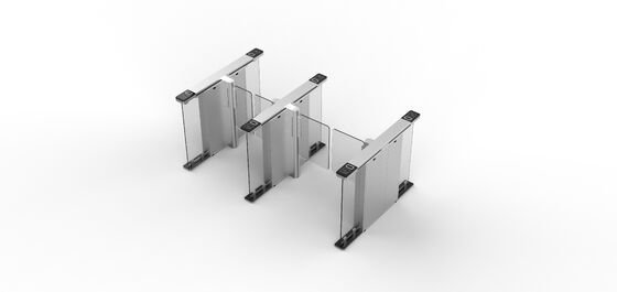 comprar Portão de segurança de passagem rápida de duas vias elétrico para escritório de ginástica Flap Barrier online manufacture