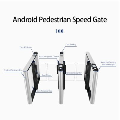 comprar Torniquete da porta de velocidade com reconhecimento facial mais entrada automática do leitor de código QR RFID online manufacture