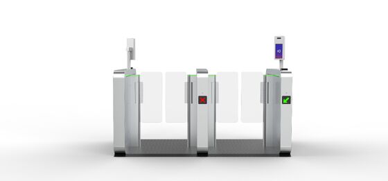 Bom preço 1400 X 10 X 1000 Mm Cabinet Size Speed Gate Barrier Turnstile Powered by DC 24 V Servo Drive on-line