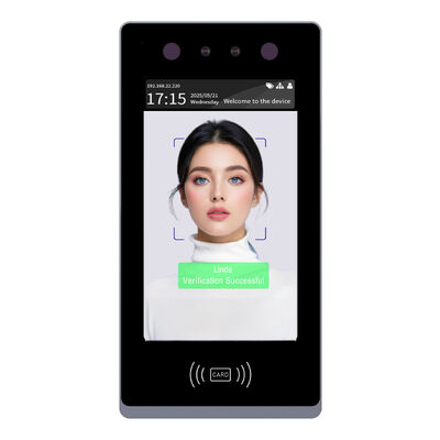 Bom preço Sistema de Ponto Biométrico com Tela Sensível ao Toque de 7 Polegadas e Terminal de Reconhecimento Facial e Montagem em Parede/Portão on-line