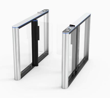 Bom preço Android Reconhecimento Facial Portão de velocidade Turnstile Material de alumínio mais RFID Qr Code Reader Entrada de segurança automática Portão Turnstile on-line