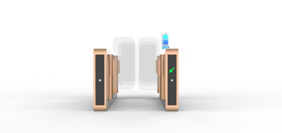 Bom preço Airport  Full Height  AB Swing Turnstile Gate Security Entrance With Gloden Color on-line