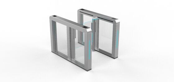 Bom preço Código QR de impressão digital cartão RFID Sistema de Controle de Acesso Speed Gate 304 aço inoxidável on-line
